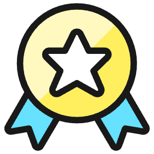 Award Ribbon Star 1 Icon from Ultimate Colors - Free Set