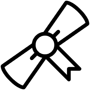 Certified Diploma Icon from Ultimate Light - Free Set