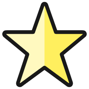 Rating Star Icon from Ultimate Colors - Free Set