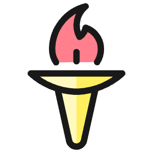 Trends Torch Icon from Ultimate Colors - Free Set