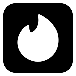Tinder Logo Icon from Logos Block - Free Set