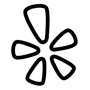 Yelp Logo Icon from Logos Line - Free Set