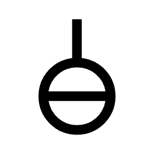 Agender Icon from Sharp Line - Material Symbols Set