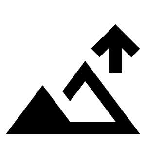 Altitude Icon from Material Pro Line Set