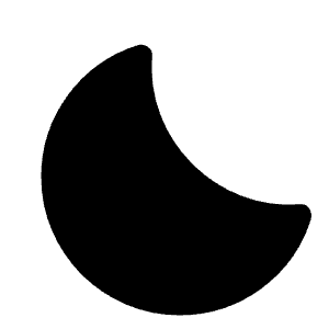 Bedtime Fill Icon from Rounded Fill - Material Symbols Set