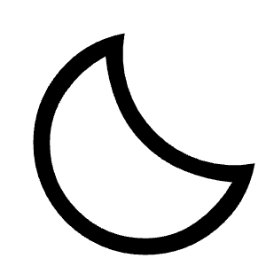 Bedtime Icon from Outlined Line - Material Symbols Set