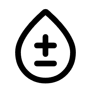 Bloodtype Icon from Rounded Line - Material Symbols Set