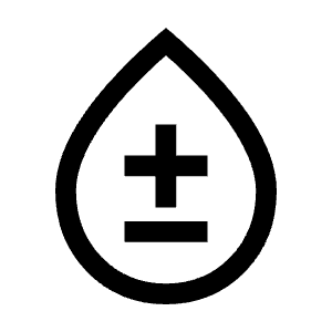 Bloodtype Icon from Outlined Line - Material Symbols Set