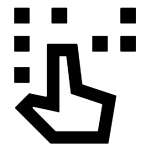 Braille Icon from Sharp Line - Streamline Material Free Set