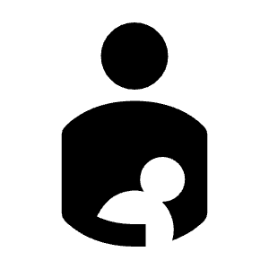 Breastfeeding Fill Icon from Outlined Fill - Material Pro Free Set