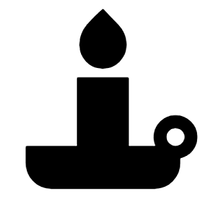 Candle Fill Icon from Sharp Fill - Material Symbols Set