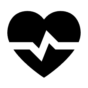 Cardiology Fill Icon from Sharp Fill - Streamline Material Free Set