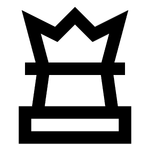 Chess Icon from Sharp Line - Streamline Material Free Set