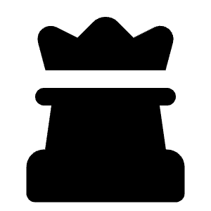 Chess Fill Icon from Rounded Fill - Streamline Material Free Set