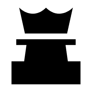 Chess Fill Icon from Sharp Fill - Material Symbols Set