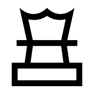 Chess Icon from Sharp Line - Material Symbols Set