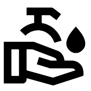 Clean Hands Icon from Outlined Line - Streamline Material Free Set