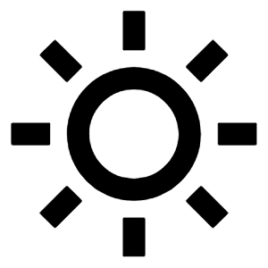 Clear Day Icon from Outlined Line - Streamline Material Free Set