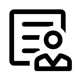 Clinical Notes Icon from Rounded Line - Material Symbols Set