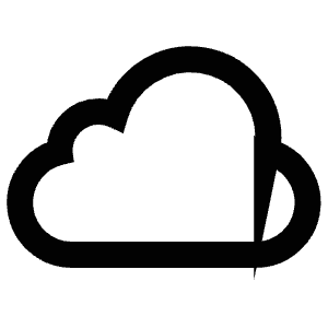 Cloud Icon from Atlas Line Set