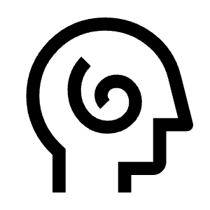 Cognition Icon from Outlined Line - Material Symbols Set