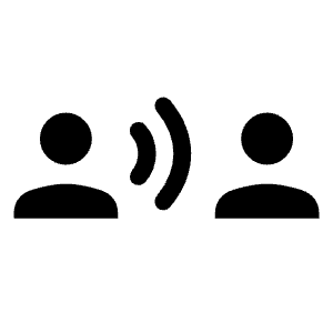 Communication Icon from Rounded Line - Material Symbols Set