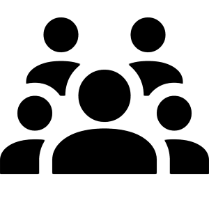 Community Fill Icon from Outlined Fill - Material Pro Set