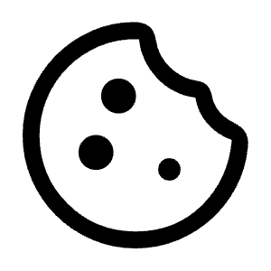 Cookie Icon from Rounded Line - Material Symbols Set