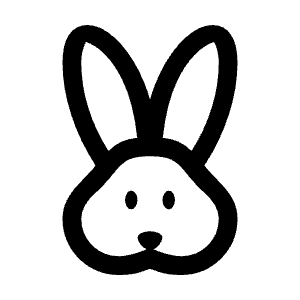 Cruelty Free Fill Icon from Sharp Fill - Material Symbols Set