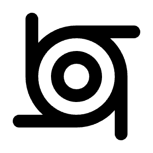 Cyclone Icon from Rounded Line - Streamline Material Free Set