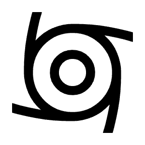 Cyclone Fill Icon from Sharp Fill - Material Symbols Set