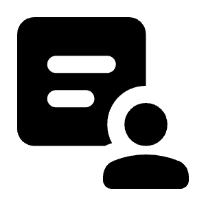 Demography Fill Icon from Rounded Fill - Streamline Material Free Set