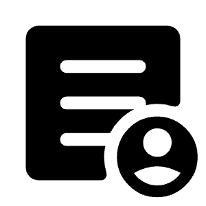Demography Fill Icon from Rounded Fill - Material Symbols Set