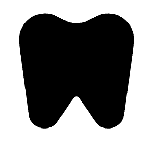 Dentistry Fill Icon from Rounded Fill - Material Symbols Set