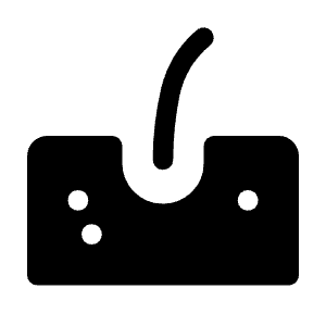 Dermatology Fill Icon from Rounded Fill - Material Symbols Set