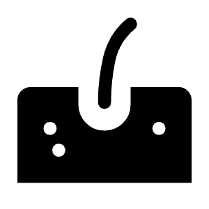 Dermatology Fill Icon from Outlined Fill - Material Symbols Set