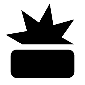 Destruction Fill Icon from Outlined Fill - Material Symbols Set