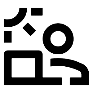 Digital Nomad Icon from Outlined Line - Streamline Material Free Set