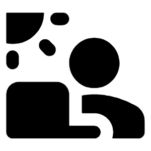 Digital Nomad Fill Icon from Rounded Fill - Streamline Material Free Set