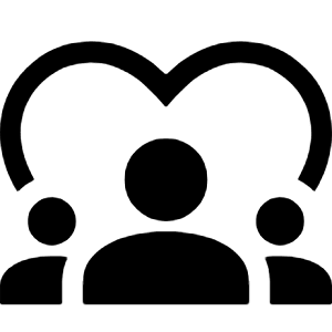 Diversity 1 Fill Icon from Outlined Fill - Material Symbols Set
