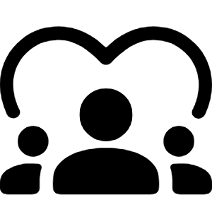 Diversity 1 Fill Icon from Rounded Fill - Material Symbols Set