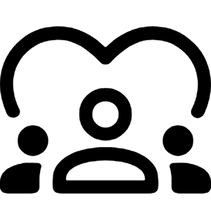Diversity 1 Icon from Rounded Line - Material Symbols Set