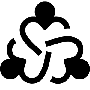 Diversity 2 Fill Icon from Sharp Fill - Material Symbols Set