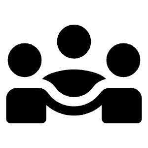 Diversity 3 Icon from Rounded Line - Material Symbols Set