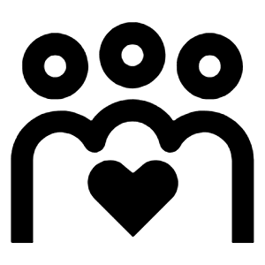 Diversity 4 Icon from Outlined Line - Streamline Material Free Set