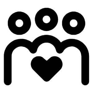 Diversity 4 Icon from Rounded Line - Streamline Material Free Set