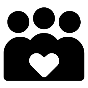 Diversity 4 Fill Icon from Rounded Fill - Streamline Material Free Set