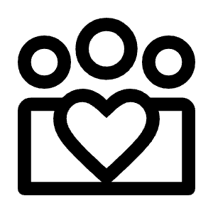 Diversity 4 Icon from Rounded Line - Material Symbols Set