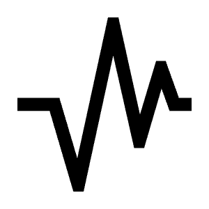 Earthquake Icon from Sharp Line - Material Symbols Set