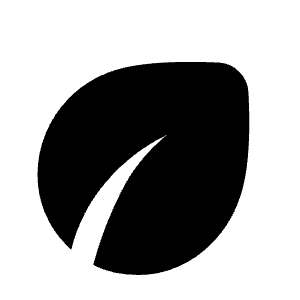 Eco Fill Icon from Rounded Fill - Material Symbols Set